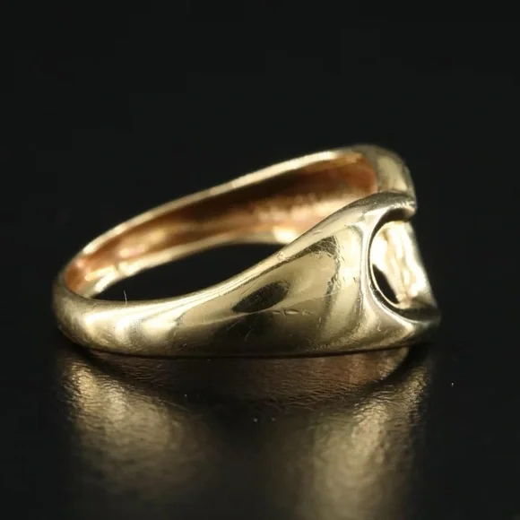 Tiffany & Co Elsa Peretti Gold Heart Ring - Picture 3 of 6